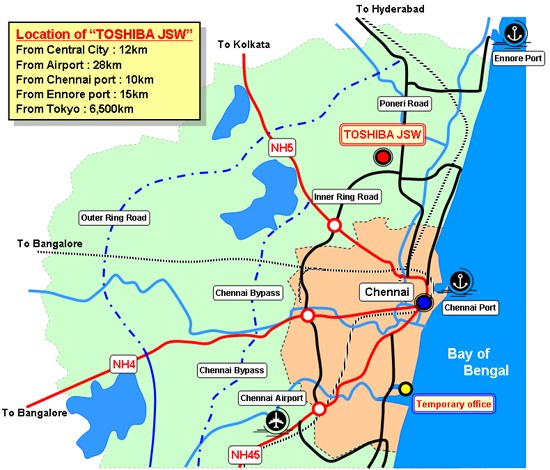 Chennai Map